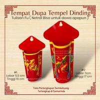 Gambar Tempat Hio / Dupa Tulisan Fu Tempel Dinding / Bahan Kaleng - #1 Kecil dari Alat Sembahyang Samarinda undefined 1 Tokopedia