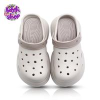Gambar Wedges Sandal Baim Crocs Karet Platform Tinggi 10cm Sendal Wanita Anti Slip Air Enteng - Hitam, 34-35 dari bebehshop_NEW undefined 4 Tokopedia