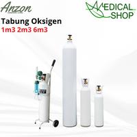 Gambar Anzon l Tabung Oksigen 1m3, 2m3, 6m3 - 2m3 dari Alat Kesehatan medan undefined 1 Tokopedia