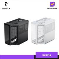 Gambar APNX V1 | High Performance Dual Chamber Mid Tower Case - Black dari Lezz Computech undefined 1 Tokopedia