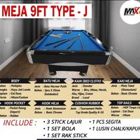Gambar Meja Billiard 9feet model Mr Sung Buatan lokal rasa import bisa request model/warna/Nama/logo - type R dari MasterBilliard undefined 5 Tokopedia