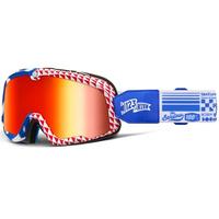 Gambar BARSTOW 100% GOGGLE ARTIST SERIES 123 KLAN MIRROR RED LENS dari Lanc Berk 354 undefined 1 Tokopedia