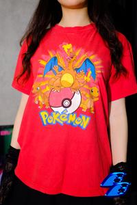 Gambar VINTAGE CHARIZARD POKEMON GAME ANIME TEE - Kaos Pokemon Charizard Original dari BB.GIFT.SHOP undefined 1 Tokopedia