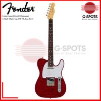 Gambar Fender Japan Hybrid II Telecaster Electric Guitar with Quilt Maple Top, RW FB, Red Beryl dari Guitar Spot Station Ofc undefined 1 Tokopedia