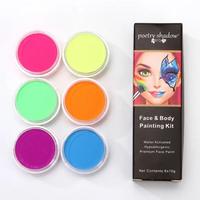 Gambar New produk!! 6 Pcs Face Painting Make Up Wajah Rainbow Art Kids Waterbased / Cat Lukis Badan Wajah Face Painting Glow in the dark UV Paint Color Facial Painting For Children Kids - 25ml Hijau dari CV DRIFT FLUX undefined 1 Tokopedia