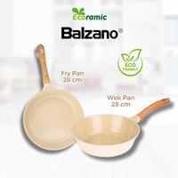 Gambar ECORAMIC BALZANO IH PAN SERIES - Wok Pan 28cm dari Neohaus Indonesia_NEW undefined 2 Tokopedia