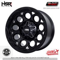 Gambar Pelak Offroad R17 HSR untuk hilux fortuner panther penter pajero ford everest (Matte Black) Velg HSR Bajo Ring 17 6x139,7 toko velg mobil HSR Depok dari Belawan Speed HSR Cimanggis undefined 1 Tokopedia