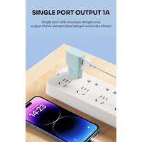 Gambar Robot Adaptor 5 Volt 1 Ampere TWS Earphone USB Charger 5V 1A dan Kabel dari Tech Cube Store undefined 5 Tokopedia