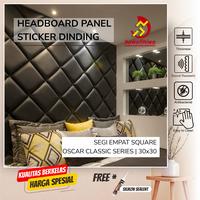 Gambar Fihiwa - Headboard Panel Dinding Square 30x30cm Kulit Oscar Regency Series Dipan Tempat Tidur Wall Panel Stiker Dinding Dekorasi Wallpaper Dinding Dekorasi Rumah - WOOD, 25x25cm dari HAWOFIHIWA undefined 1 Tokopedia