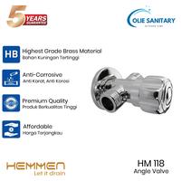Gambar Hemmen HM 118 / Keran Stop Cabang Toilet WC Jet Shower Tembok Kran Air dari Olie Sanitary Shop undefined 1 Tokopedia