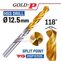 Gambar Mata Bor 12.5 mm HSS Gold P Split Point YG-1 Mata Bor Besi Baja Stainless 12.5mm YG1 dari Gold-P Drill undefined 1 Tokopedia