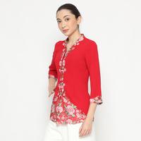 Gambar Lyne Halim Blouse Bordir Aplikasi, Merah 8294 - 46 dari Lyne Halim undefined 2 Tokopedia
