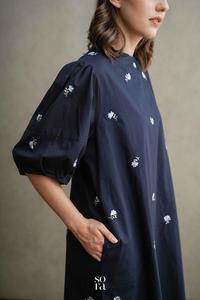 Gambar Sora - YOENA EMBROIDERY DRESS - Red Cherry, Small dari Sora Studio ID undefined 2 Tokopedia