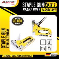 Gambar Solid Gun tacker staples tembak 4 in 1 heavy duty SLSG04-401 dari Laxton Store undefined 3 Tokopedia