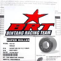 Gambar BRT Super Roller Set Isi 3 Biji Motor Nmax Aerox Lexi Mio M3 Ukuran 9gram 10gram 11gram 12gram 13gram Original Bintang Racing Team - 10 GR dari BOSTOKOTOP undefined 3 Tokopedia