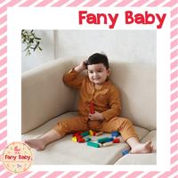 Gambar PETITCO PIYAMA COTTON / BAJU TIDUR ANAK - WOOD ROSE, S dari Fany Baby Bintaro undefined 4 Tokopedia