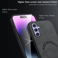Gambar Case Infinix Hot 50i Leather Magnetic Support Magsafe Wireless Charging - Hitam dari AsiaCase undefined 4 Tokopedia