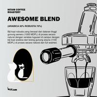 Gambar Hitam Roastery Awesome Blend - 30 Arabica 70 Robusta 1kg - Biji Utuh dari Jingga Syrup undefined 2 Tokopedia