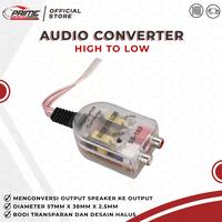 Gambar Audio Converter Adaptop High To Low - Converter RCA High To Low dari PRIME AUTO VARIASI undefined 1 Tokopedia
