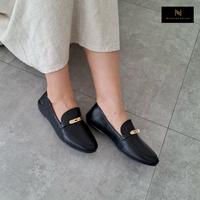 Gambar Nicholas Edison Flat Hera sepatu loafers wanita casual - Hitam, 36 dari Nicholas Edison Shop undefined 2 Tokopedia