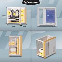 Gambar CASING FPMAX Crystal Z9 Art White + Wood ATX, mATX, ITX dari Pazcom undefined 3 Tokopedia