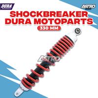 Gambar Shockbreaker Dura Vario 125 150 KZR KVB K59 Single Shock Belakang Absorber Red Color Suspension 330MM Motorcycle Universal Matic Upgrade CVT Astro dari astrocustom undefined 3 Tokopedia