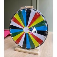 Gambar Permainan SPIN WHEEL RODA PUTAR UNDIAN DOORPRIZE HADIAH TRIPOD KAKI ACARA STAND RODA PUTAR WOODEN KAYU BIANGLALA PITAR MERRY GO ROUND ULANG TAHUN BIRTHDAY PARTY CIRCLE RAF-237 - Spin+Kaki 60CM dari Rafliatikatika undefined 3 Tokopedia