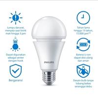Gambar Isi 2 Harga Lebih Hemat // Lampu LED Philips Emergency 13 Watt - Putih 6500K dari Gedebus.Store undefined 3 Tokopedia