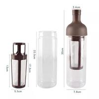 Gambar BOTOL INFUSED WATER BOTTLE COLD BREW COFFEE KOPI BOTTLE JAR INFUSER - Merah Muda dari Anjesa Shop undefined 1 Tokopedia