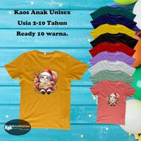Gambar Kaos Natal Anak 2-10th Gambar SANTA DUDUK DENGAN RUSA/ MERRY OFFICIAL STORE/ kaos unisex - Kuning, L dari Merry Official Store undefined 1 Tokopedia
