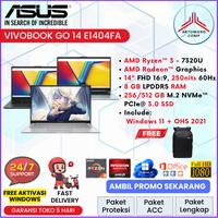 Gambar ASUS Vivobook Go E1404FA Ryzen 3 7320 8GB 256SSD Windows 11+Office 14" Full HD - 256GB- Silver, Unit Set dari Artomoro Comp undefined 1 Tokopedia