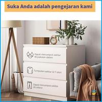 Gambar Lemari Laci Minimalis Lemari Bayi Kayu Drawer Pakaian Lemari Laci 3/4/5 Susun Lemari Penyimpanan Lemari Pakaian -IPS dari Indo Prima Stock undefined 2 Tokopedia
