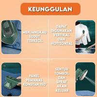 Gambar SETRIKA UAP MINI PORTABLE MINIMALIS 360 DERAJAT STEAMER LISTRIK - Pink  dari Moorenza undefined 3 Tokopedia