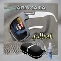 Gambar Kacamata polarized anti silau dan uv - black doff dari ARTMATA undefined 2 Tokopedia