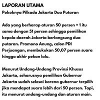 Gambar Majalah Tempo Ed 5342 ''POKOKNYA DUA PUTARAN'' ( 2 Desember 2024 ) dari Majalah Tempo Official Store undefined 3 Tokopedia