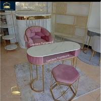 Gambar Meja nail art salon ruang tunggu branding pedicure kursi menicure - 1 sofa dari plaza living undefined 1 Tokopedia