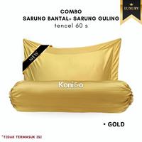 Gambar Sarung Bantal dan Guling Sutra Organik Tencel Premium 60S Anti Alergi Anti Jerawat vol 2 - SARGUL BLACK dari Coastal Dream Shop undefined 3 Tokopedia