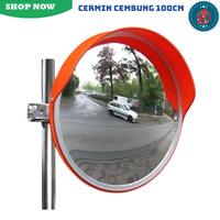 Gambar Convex Mirror 100cm Kaca Cembung Safety Jalan Tikungan Outdoor dari Amazan Teknik undefined 1 Tokopedia