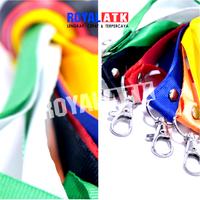 Gambar Gantungan Kartu Id Card / Lanyard Lebar Tali 2 Cm - Merah dari Royal ATK undefined 2 Tokopedia