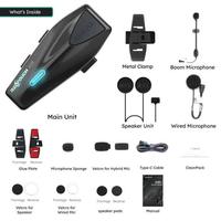Gambar intercom helm Retouch X8 Max Mesh 10 orang original bluetooth interkom helmet telepon musik music motor gps map bike komunikasi turing touring communication obrol ngobrol mengobrol sharing share klub club dari obimart undefined 2 Tokopedia