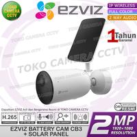 Gambar CCTV WIFI BATERAI STROBO EZVIZ CB3 2MP SOLAR PANEL KAMERA CCTV PINTAR BERSUARA BERWARNA - TANPA MEMORI dari TOKO CAMERA CCTV undefined 1 Tokopedia