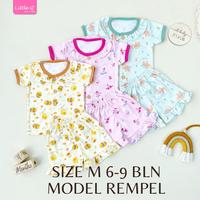 Gambar 3 setelan baju bayi perempuan baru lahir baby newborn 0 6 12 16 bulan - NB (0-3 M) NECI dari AnaBabyShop undefined 4 Tokopedia