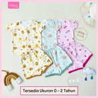 Gambar 3 setelan baju bayi perempuan baru lahir baby newborn 0 6 12 16 bulan - NB (0-3 M) NECI dari AnaBabyShop undefined 1 Tokopedia