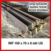 Gambar WF 150 x 75 x 6 mtr SNI Lautan Steel / Besi IWF 150 Wide Flange Beam dari Bait Al-Asma undefined 4 Tokopedia