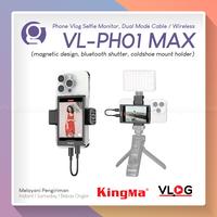 Gambar KingMa VL-PH01 Phone Monitor Selfie Vlog Screen for Smartphone Android & I O S (Streaming dengan Kamera Belakang HP) dari G-Rex undefined 1 Tokopedia