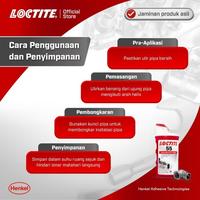 Gambar Henkel LOCTITE 55 Thread Sealant Tali Pipa Pipe Sealing Cord 40X160M EN dari Vibrant Spirit Shop undefined 2 Tokopedia