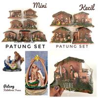 Gambar Patung kelahiran yesus fiber kecil/ Diorama /patung yesus hiasan pohon dari Veebee.Store undefined 1 Tokopedia