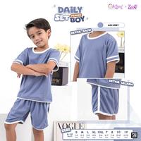 Gambar Kazel Daily Set Pendek Boy - Setelan Anak Laki-Laki - Black, S dari Baby Wise Surabaya undefined 4 Tokopedia