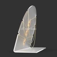 Gambar TEMPAT RAK PENYIMPANAN PENYANGGA GANTUNG GANTUNGAN MENGGANTUNG MEMAJANG PAJANGAN KALUNG AKSESORIS PERHIASAN AKRILIK BENING TRANSPARAN KEKINIAN TRIPLE NECKLACE JEWELRY ACCESSORIES HOLDER STAND SHOWCASE DISPLAY ORGANIZER HEAVY FROSTED ACRYLIC AESTHETIC dari Demotif Studio undefined 3 Tokopedia