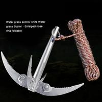 Gambar 4 Cakar Sabit Jangkar Kapal Lipat Besi Galvanis Jangkar Mini Lipat Besi Galvanis Untuk Pemotong Tanaman Air Rumput Air / Untuk Kapal Kecil Kano Aksesoris Pancing Dengan Tali 20m Dan Handle dari AA.Plus undefined 5 Tokopedia
